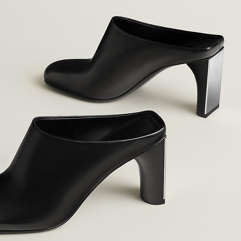 Lina 80 mule - Black | Hermès Mainland China